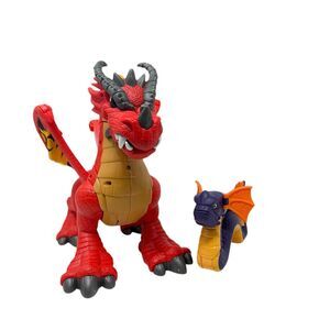 FP Imaginext Eagle Talon Castle Dragon purple sea serpent toy interactive